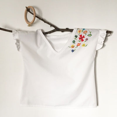 blusa bordada a mano