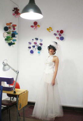vestido de novia plano general