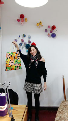 bolso mañico! con su creadora