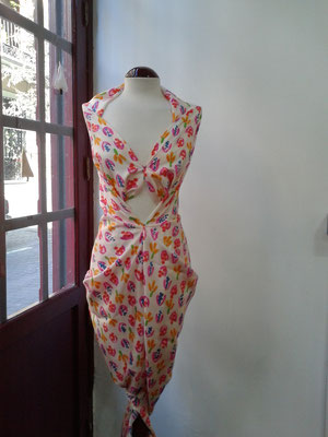 diseño de vestido efímero