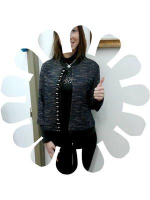 tweed Chanel con su creadora