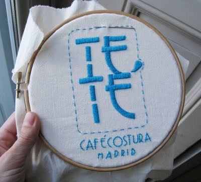 tipografía bordada